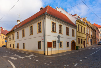 Wall Mural - architecture of Zagreb. Croatia.