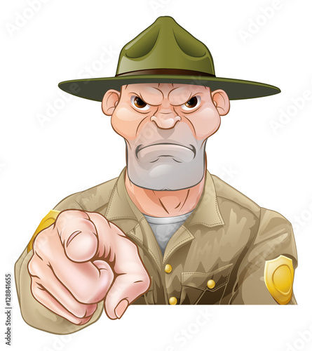 Park Ranger Pointing