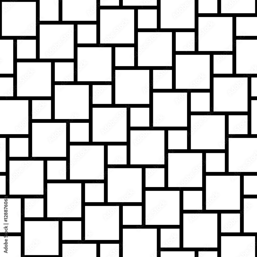 Vector black and white tiles seamless pattern, square grid textile print, abstract texture for fashion design Stock Vector | Adobe Stock vector-black-and-white-tiles-seamless-pattern-square-grid-textile-print-abstract-texture-for-fashion-design-stock-vector-adobe-stock