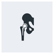 Hip replacement icon
