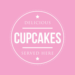 Canvas Print - Cupcakes vintage stamp vector