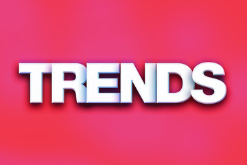 Poster - Trends Concept Colorful Word Art