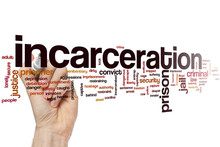 Incarceration Word Cloud Concept