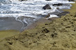 the green sand of Papakolea green sand beach, Big Island, Hawaii