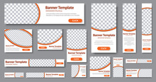 Templates Web Banners In Standard Sizes With Space For Photo