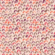 Artistic seamless pattern with crowd of people. Ink drawing simply faces in doodle style. Design for social media, backgrounds and textile or wrapping design
