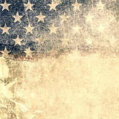 Wall Mural - Grunge USA Flag