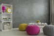 © Photographee.eu - Color in concrete interior