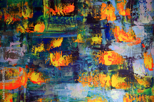 Abstract art painting