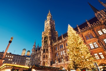 Wall Mural - Christmas market in Munich