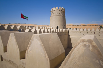  Old traditional fort in Liwa area, United Arab Emirates