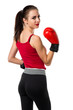 © luismolinero - Pretty sport woman with boxing gloves