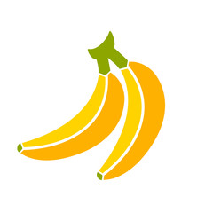 Sticker - Banana vector icon