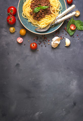 Canvas Print - Pasta bolognese