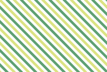Green Stripes On White Background. Striped Diagonal Pattern Green Diagonal Lines Background, Winter Or Christmas Theme