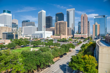 Wall Mural - Houston downtown