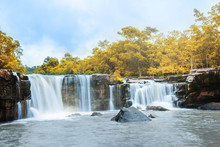 Tat Ton Waterfall In Tat-Ton National Park In Chaiyaphum Provinc