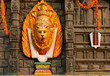Indian god narasimha avatar idol