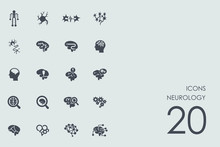 Set Of Neurology Icons