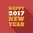© Lianella - Happy New Year 2017 Retro Style text design