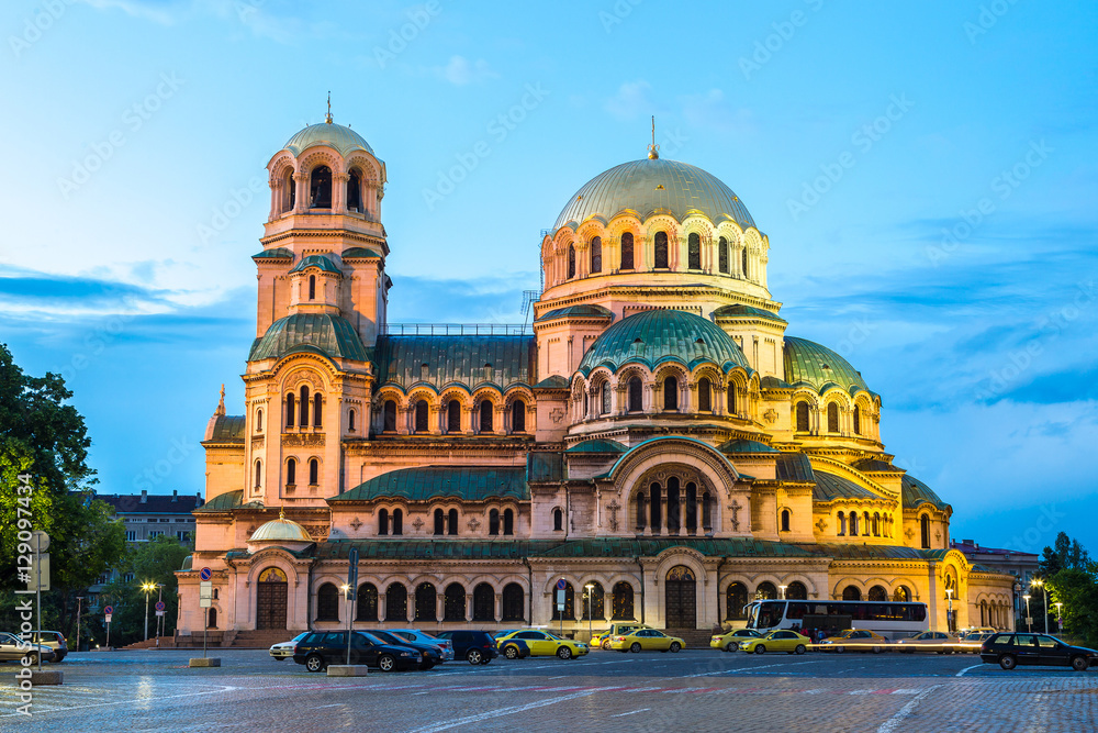 Alexander Nevski Cathedral in Sofia - obrazy, fototapety, plakaty 