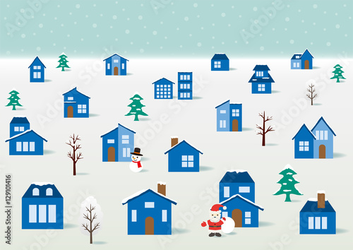 クリスマスの街並み 背景素材 Stock Vector Adobe Stock クリスマスの街並み 背景素材 Stock Vector Adobe Stock