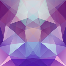 Abstract Geometric Style Purple Background. Purple, Blue Colors. Vector Illustration