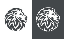 Lion Head Vector Logo Design, Abstract Lion Logo, Tiger Logo