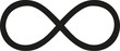 Thin infinity sign