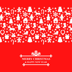 Poster - Christmas decorative card