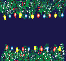 Vector Christmas Lights