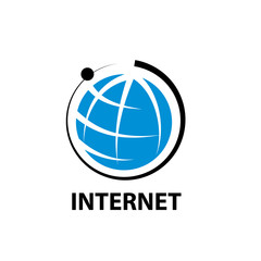 vector logo internet
