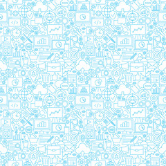 Sticker - Line Development White Tile Pattern