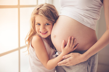 Happy family waiting for baby