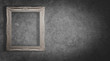 © escapejaja - White vintage photo frame gray background