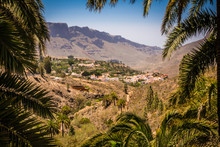 Fataga Village In Gran Canaria