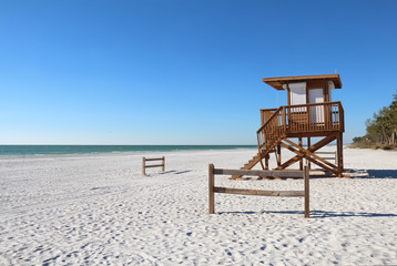 coquina beach on anna maria island, florida