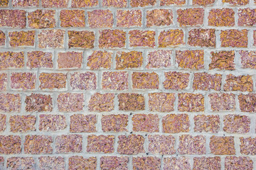 Sticker - Red brick wall background.