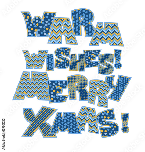 Merry Christmas note. Chris...