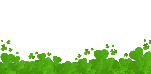 Wall Mural - Shamrock Background