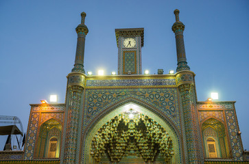 Poster - Fatima Masumeh Shrine in Qom city in Iran