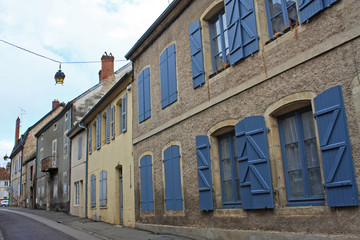 Street in Gray, france