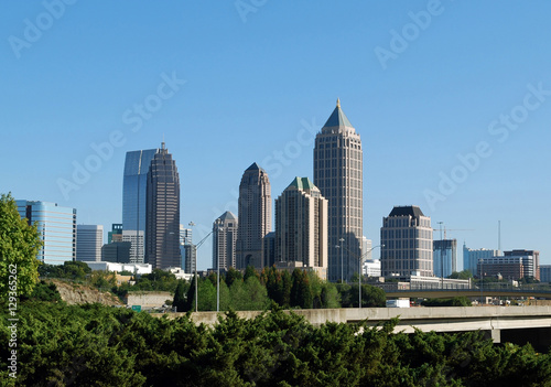 Plakat Linia horyzontu Atlanta Gruzja