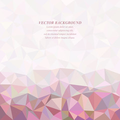 Wall Mural - abstract digital triangle tile background