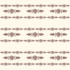 Wall Mural - Mehendi pattern illustration