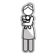 © djvstock - mother with child icon image vector illustration design