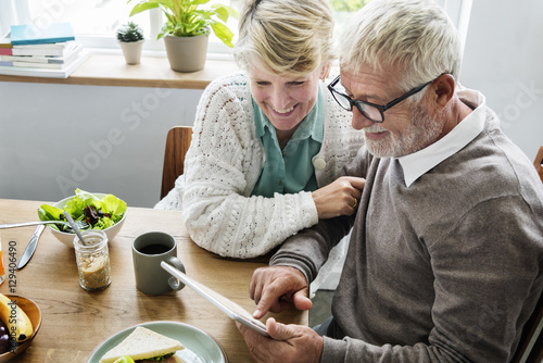 Fotomural Retirement Senior Couple Lifestyle Living Concept