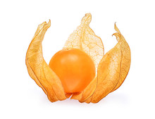 Cape Gooseberry,physalis Isolated On White Background