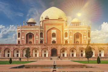 Wall Mural - Humayun Tomb New Delhi, India.