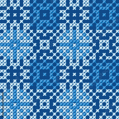 cross stitch vector ornamen...